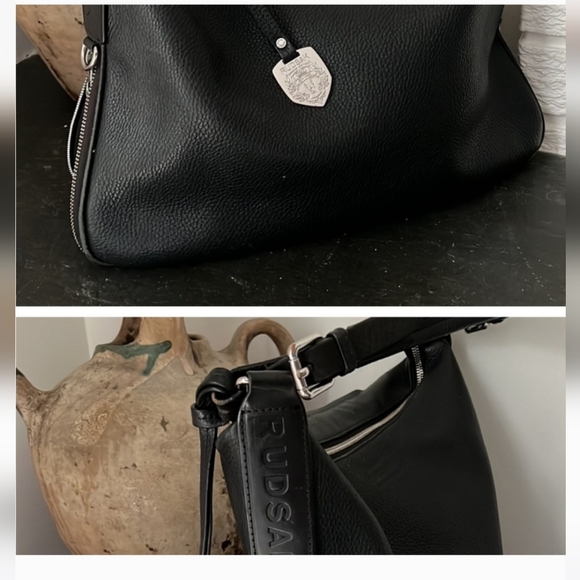 AUTHENTIC RUDSAK CANADAIN HERITAGE leather shoulder handbag preloved - Picture 1 of 7